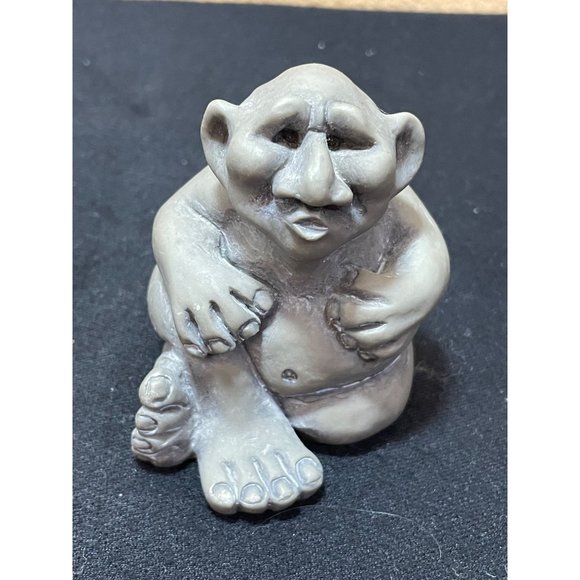 Vintage Gargoyle Ogre Troll Resin Figurine - Picture 1 of 7